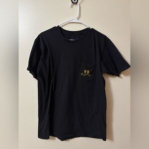Salt Life Black Tee with Gold Detail